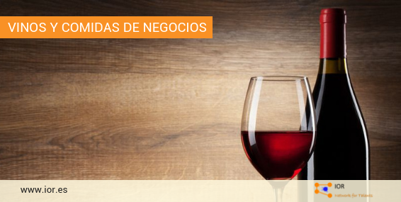 vinos y comidas de negocios